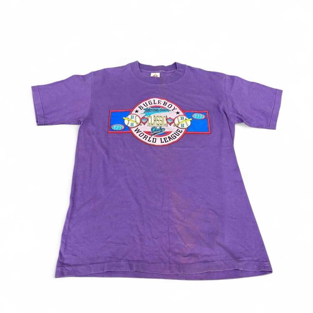 Vintage 90s Bugle Boy World League Classic Club tee